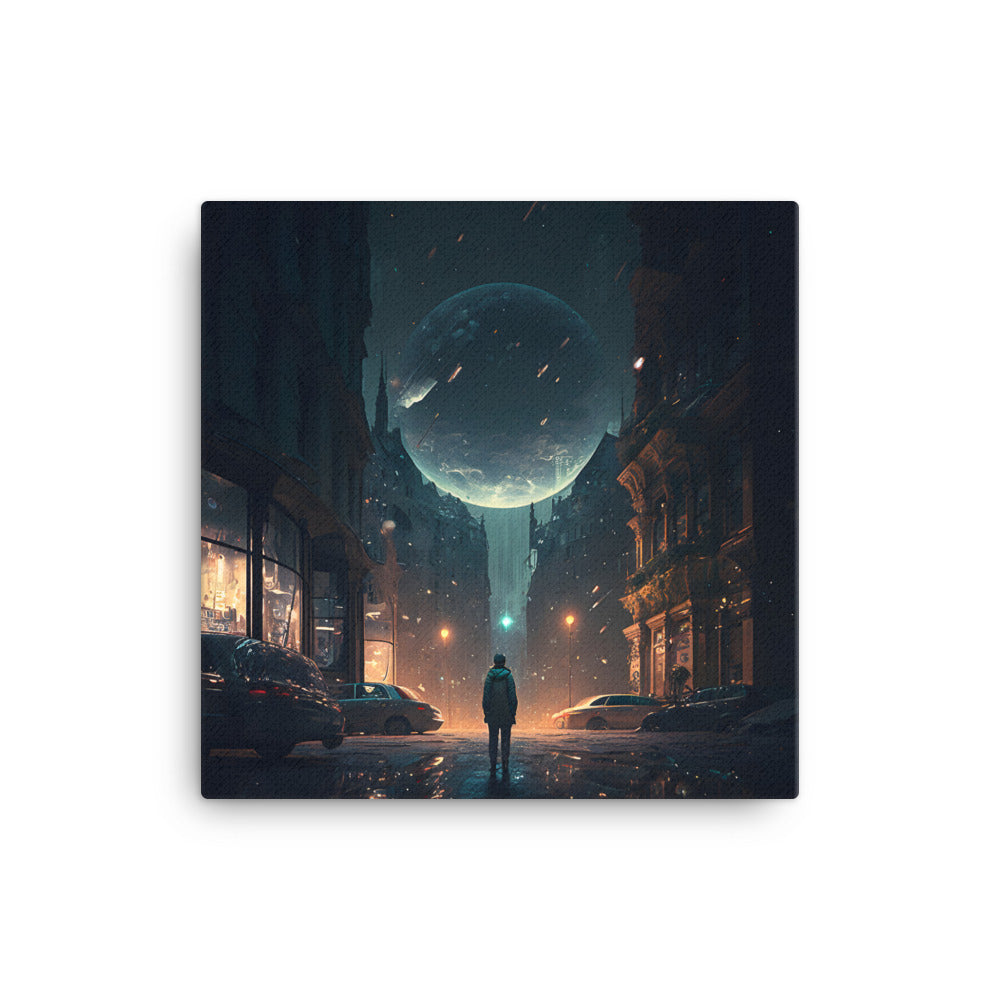 Lunar City || Canvas Print