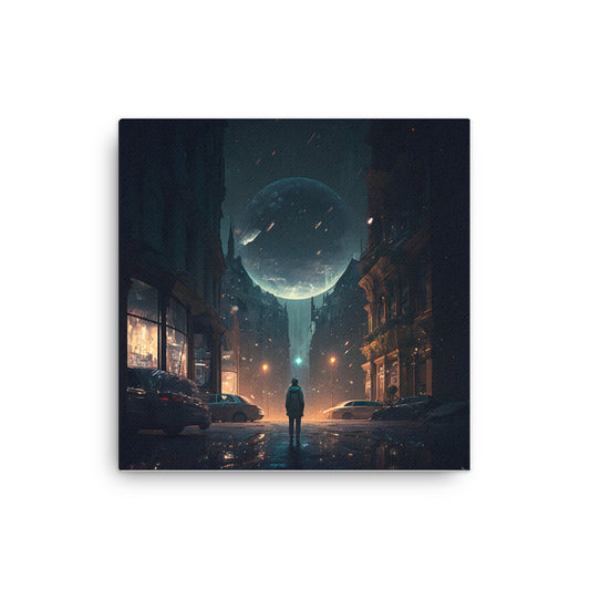 Lunar City || Canvas Print
