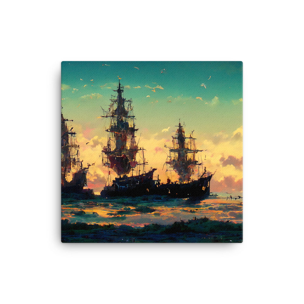 Pirate Ships || Canvas Print