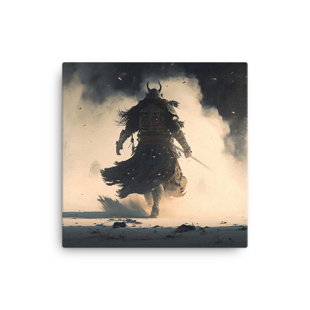 Samurai Smoke || Canvas Print