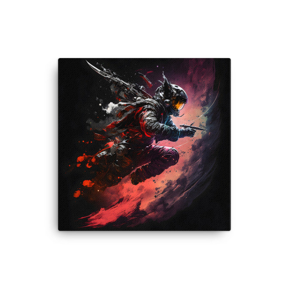 Space Samurai || Canvas Print