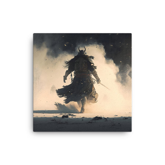 Samurai Smoke || Canvas Print