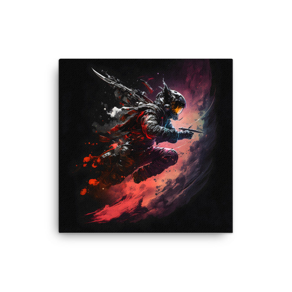 Space Samurai || Canvas Print