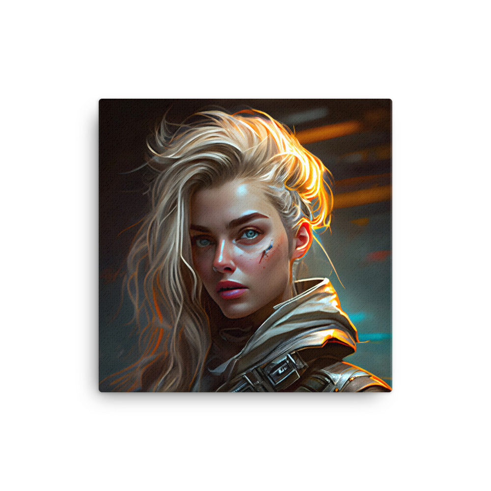 Blonde And Dangerous || Canvas Print